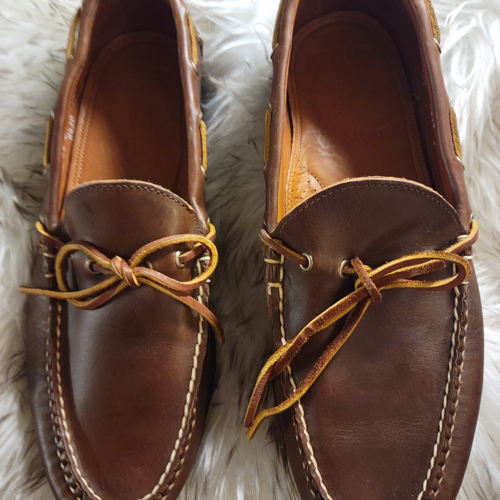 Alden Cape Cod Collection Mens MoccBrown Analine Pull Up